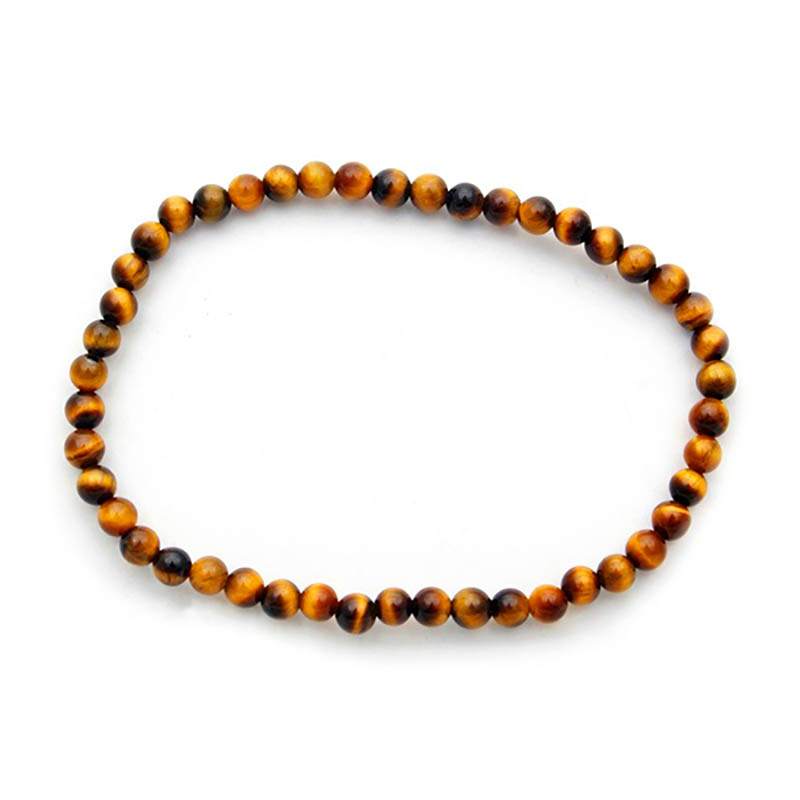 Bracelet Oeil Tigre Boule 4mm