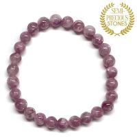 Pulsera Lepidolita (Bola 6mm)