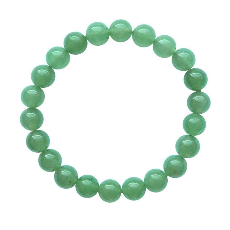 Bracelet Aventurine Verte (Boule 6mm)