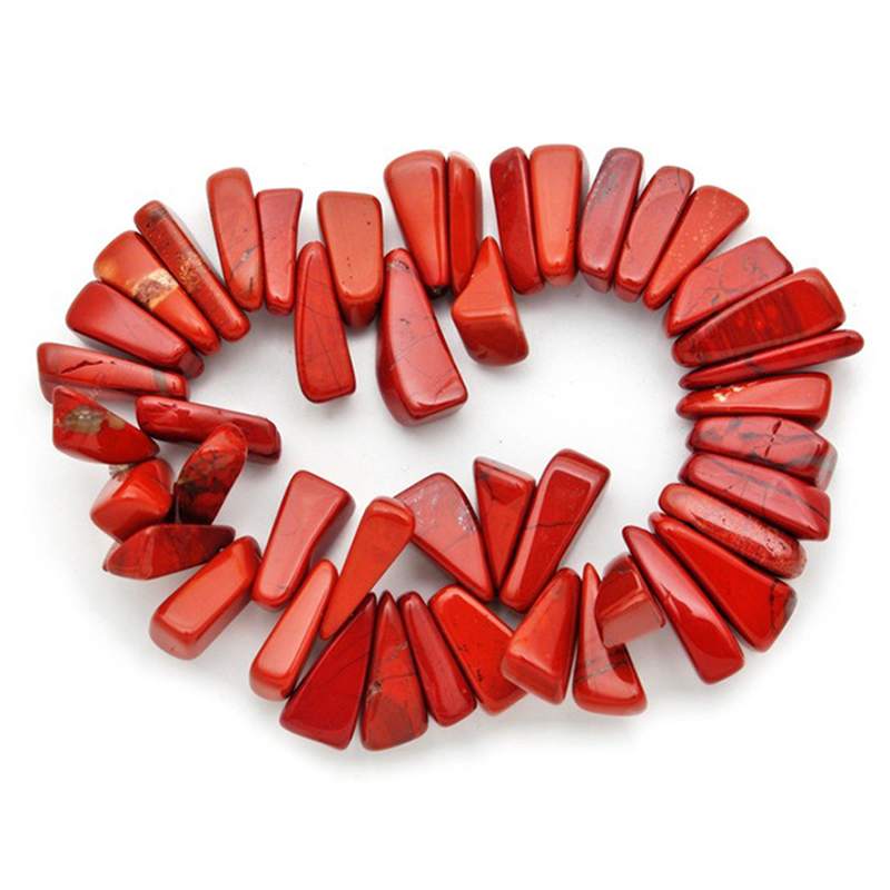 Pulsera Chip Hawai Jaspe Rojo