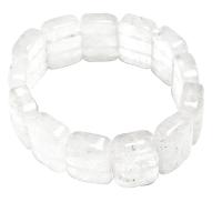 Pulsera Cristal de Roca Cuadrada