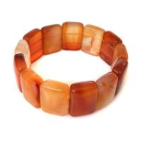 Pulsera Carneola Cuadrada