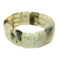 Pulsera Prehnita Cuadrada