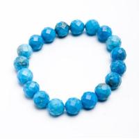 Pulsera Howlita Bola 10mm facetada
