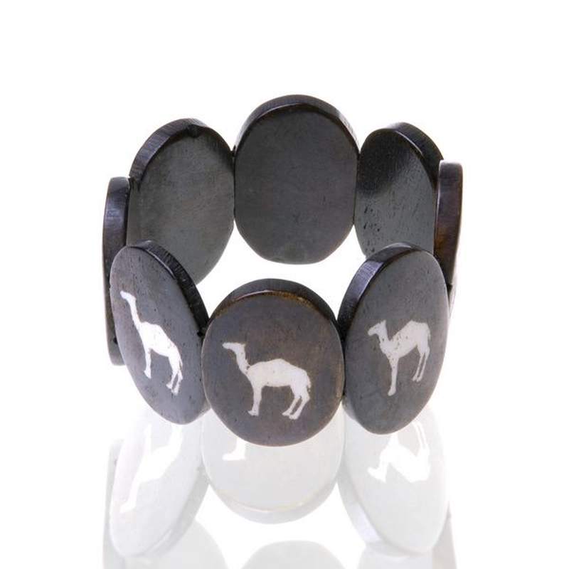 Pulsera Hueso Oval. Precio set 5un