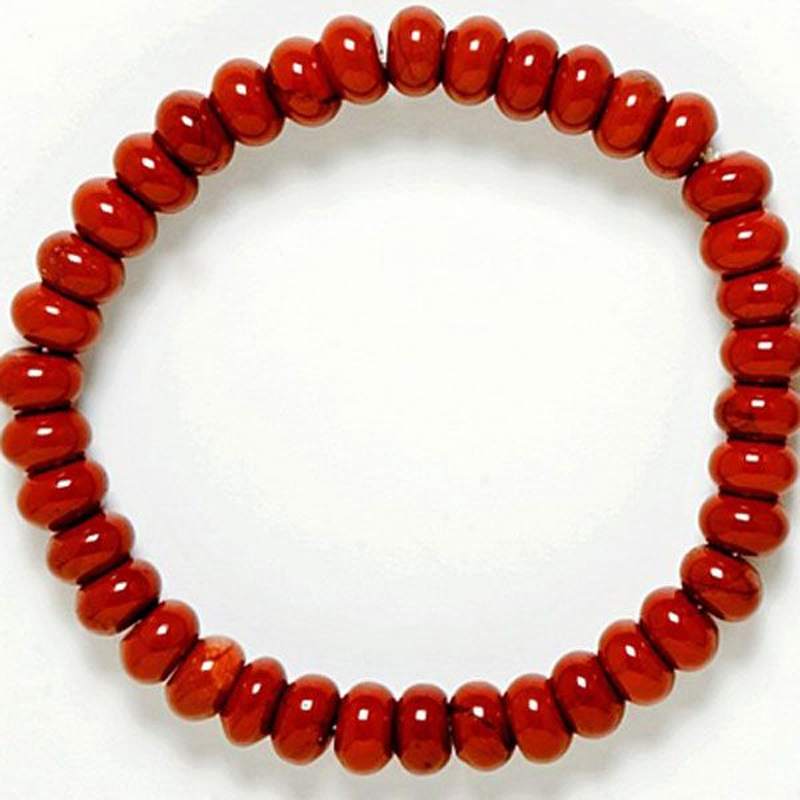 Red Jasper Button Bracellet