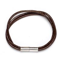 Pulsera Magnética Piel Marrón. Precio set 5un