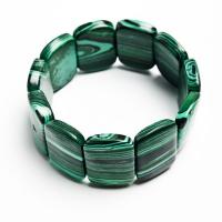 Pulsera Malaquita Imitación Oval