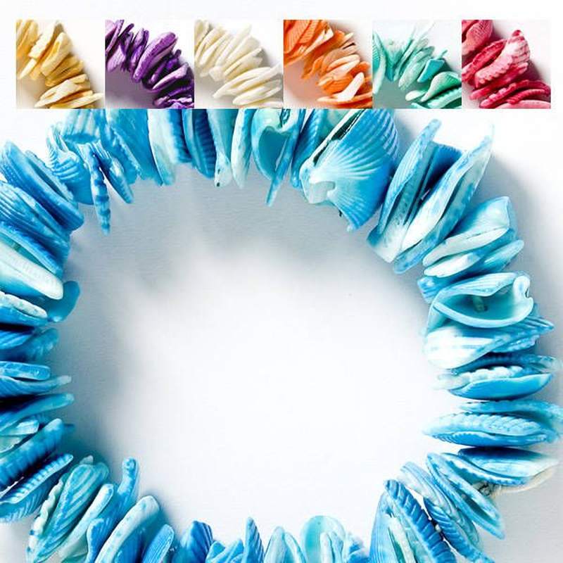 Pulsera Nácar Chip. Set 7un