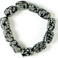 Pulsera Rodado Obsidiana Nevada (Set 6un.)
