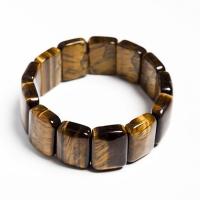 Pulsera Ojo de Tigre cuadrada