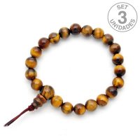 Pulsera Budista Ojo de Tigre. Precio set 3un