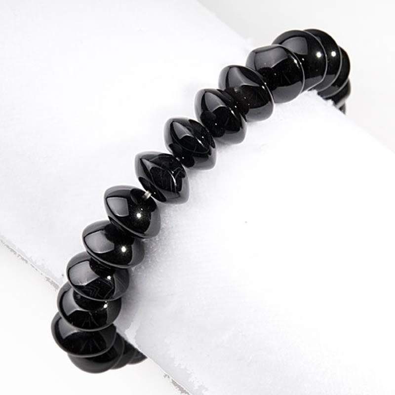 Onyx Button Bracellet