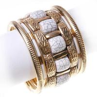Pulsera C. 5 piezas piedra blanca