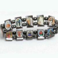 Pulsera Santos Hematite. Set 12un.