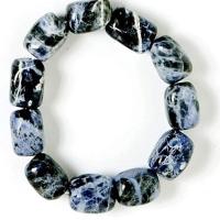 Pulsera Rodado Sodalita. Set 6un