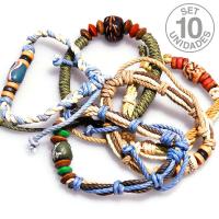 Pulsera Tribal. Set 10 un