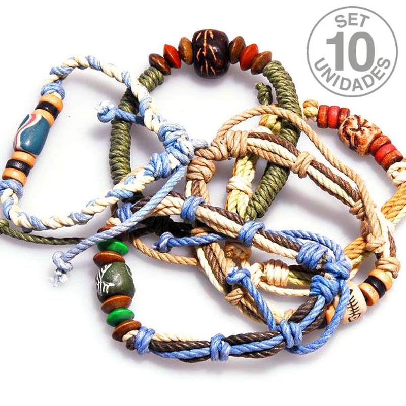 Pulsera Tribal. Set 10 un