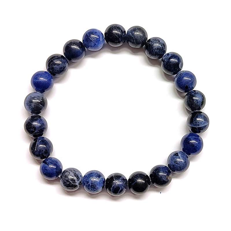 Pulsera Sodalita (Bolas 8 mm).