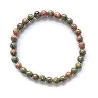 Pulsera Unakita (Bolas 6mm). Set 3un