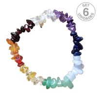 Pulsera Chip Chakras. Set 6 Un.