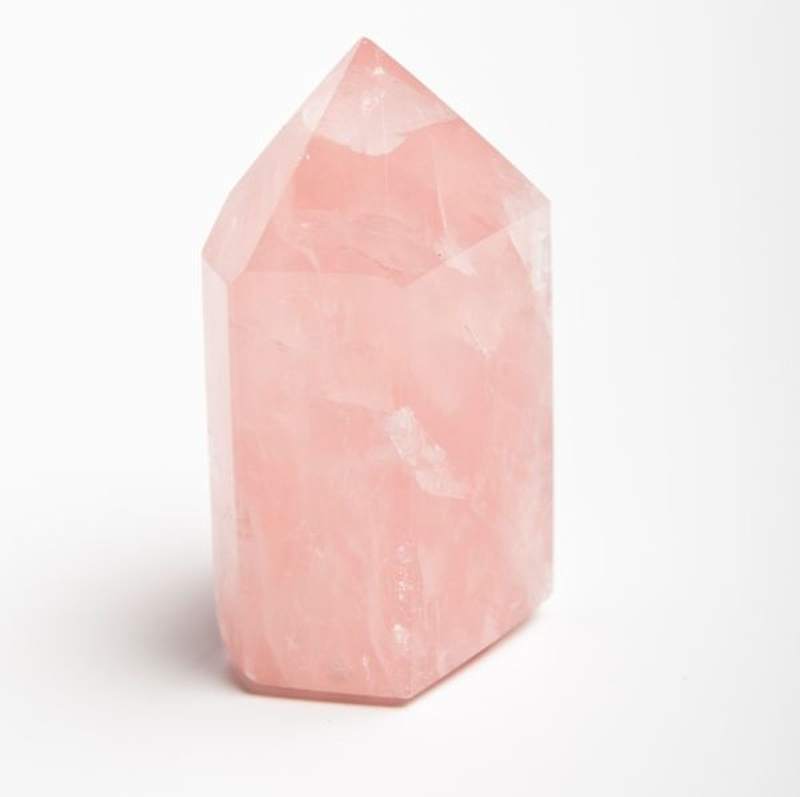 Punta Cuarzo Rosa pulida 80-100grs