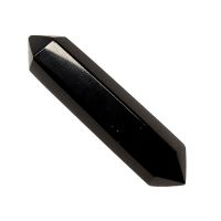 Punta Biterminada de Obsidiana Negra