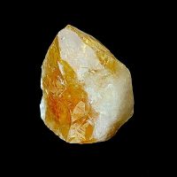 Pointe Citrine Naturelle polie avec base 30-50grs