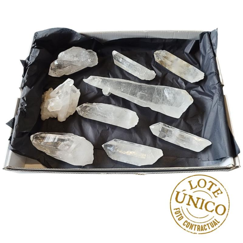 Puntas de Cristal de Roca (Brasil). Lote 2kg