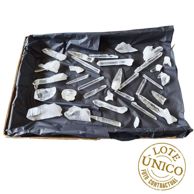 Puntas de Cristal de Roca (Brasil). Lote 900grs
