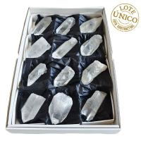 Puntas de Cristal de Roca Calidad "A" (Brasil). Lote 12 Un.