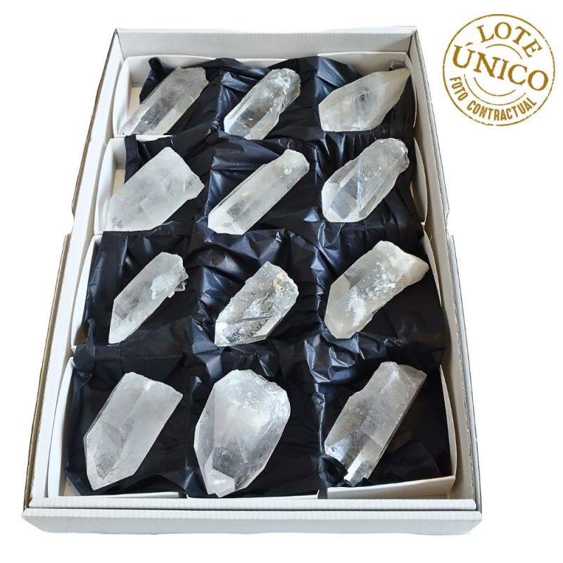 Rock Crystal Points "A" Quality (Brazil). Lot 12 Un.