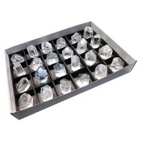 Puntas de Cristal de Roca. Lote 24 piezas