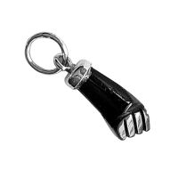 Colgante Puño Azabache y plata en caja