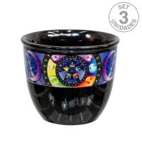 Quemador Cerámica Pentáculo (Set 3 un.)