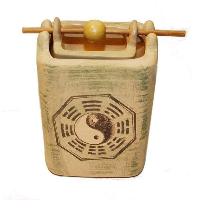 Quemador Ying Yang Cuadrado. Precio 5 Un.