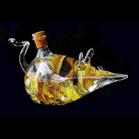 Ratón Vidrio Soplado Oro