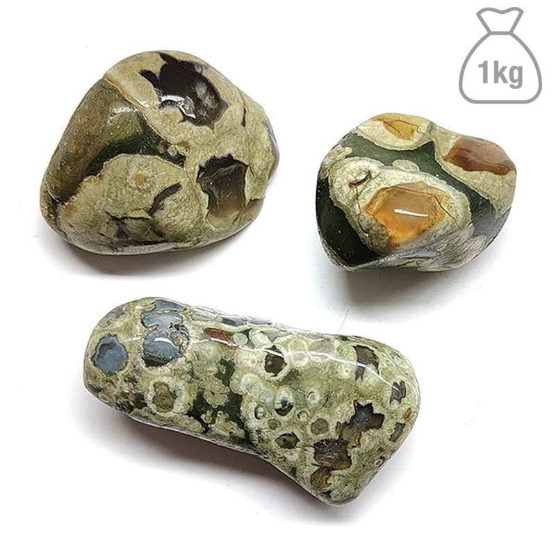 Big Tumbled Rhyolite. Bag 1kg.