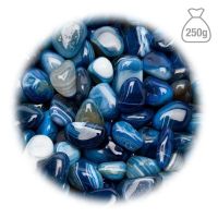 Ágata Azul Rodado Pequeño. Bolsa 250gr