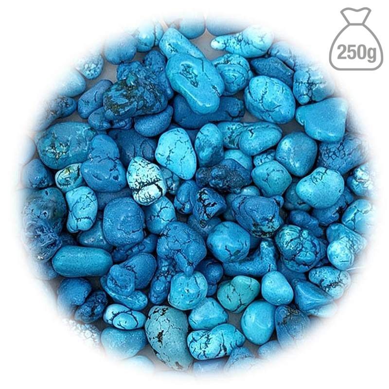 Turquenite Small Tumbled. Bag 250gr