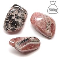 Rodocrosita Rodado Grande. Bolsa 500g.
