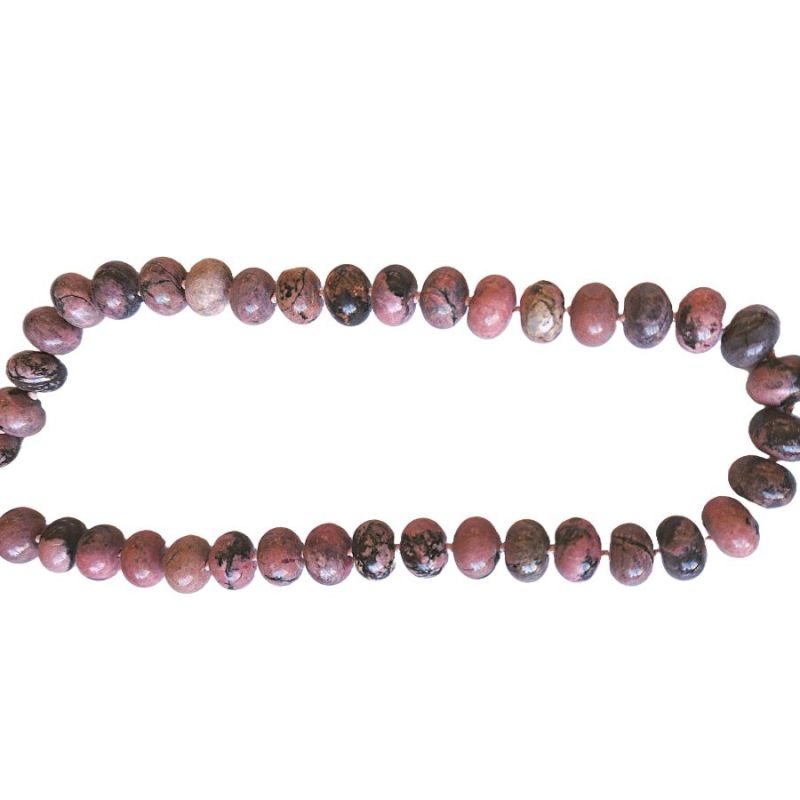 Collier de Rhodonite Donut