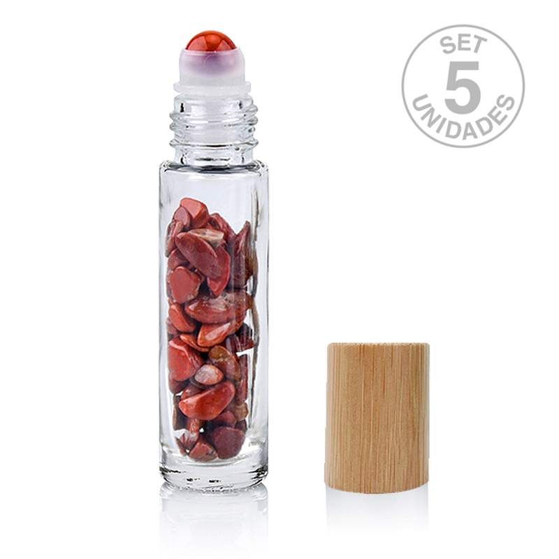Roll-on with Red Jasper. Set 5un.