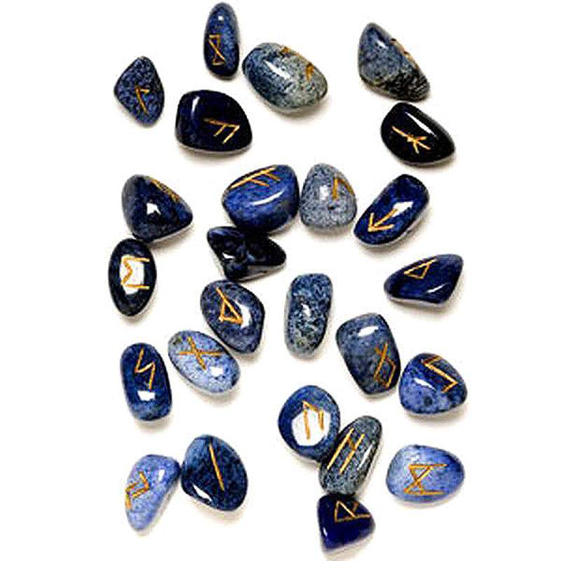 Runes Roulées Quartz bleu