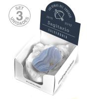 Cajita Sagitario Calcedonia. Set 3 Un.