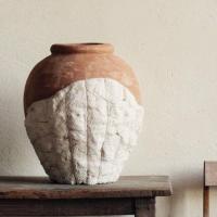 Jarrón Mediano Naranja