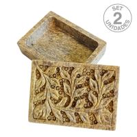Caja Esteatita 10x7cm. Set 2 Un.