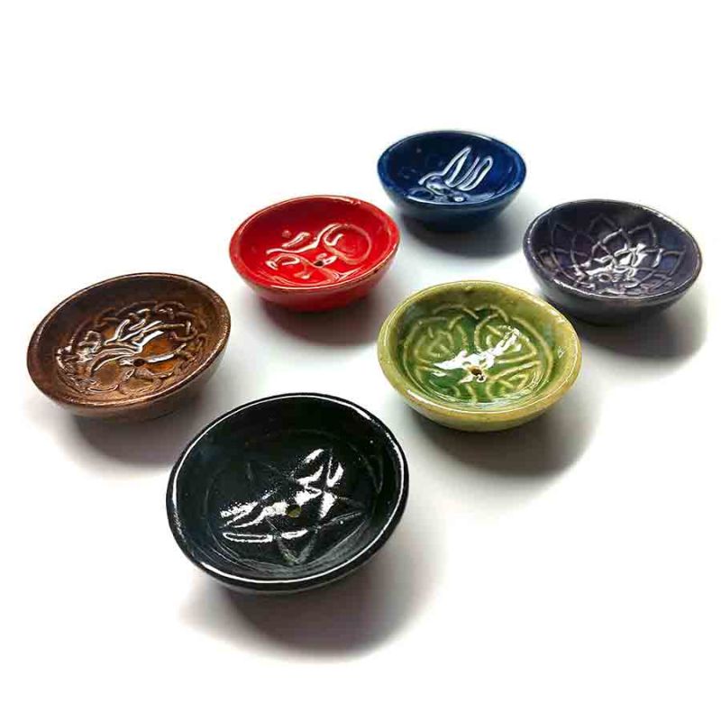 Ceramic incense holders Symbols (Set 6 models)