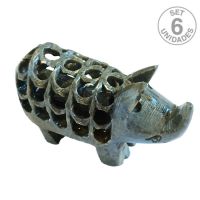 Rinoceronte de Esteatita (set 6u.)