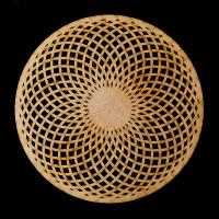 Símbolo Torus en madera.